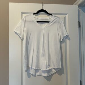 Lululemon Love v-neck white tee